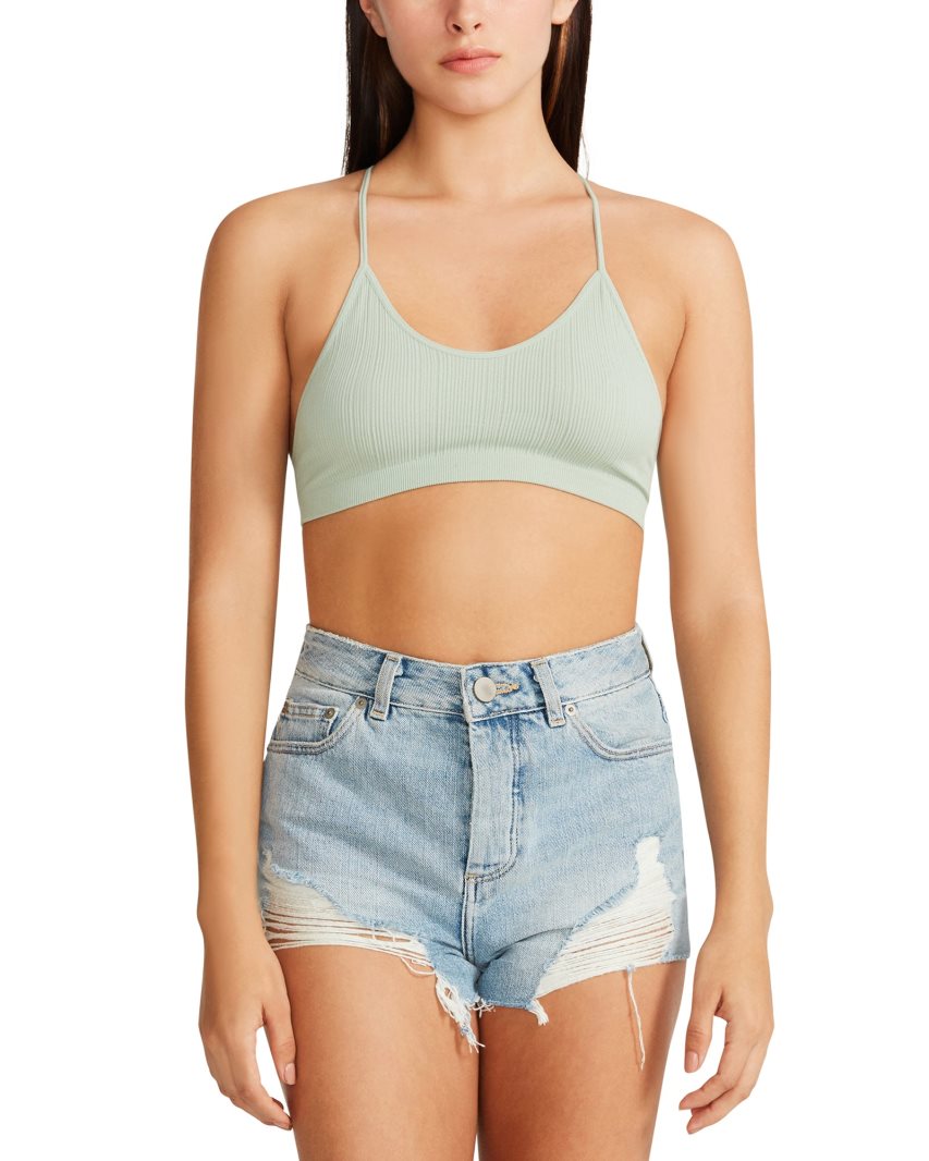 Mint Steve Madden The Ella Mesh Women's Bras | PH 6953XLZ